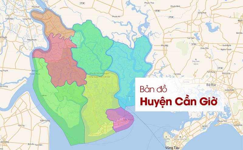 Bản đồ Huyện Cần Giờ: Cập nhật quy hoạch, vị trí các xã, tiện ích xung quanh
