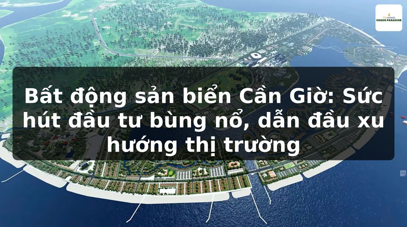Bất động sản biển Cần Giờ: Sức hút đầu tư bùng nổ, dẫn đầu xu hướng thị trường