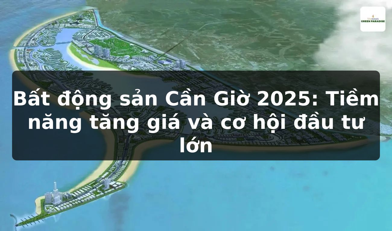 Bất động sản Cần Giờ 2025: Tiềm năng tăng giá và cơ hội đầu tư lớn