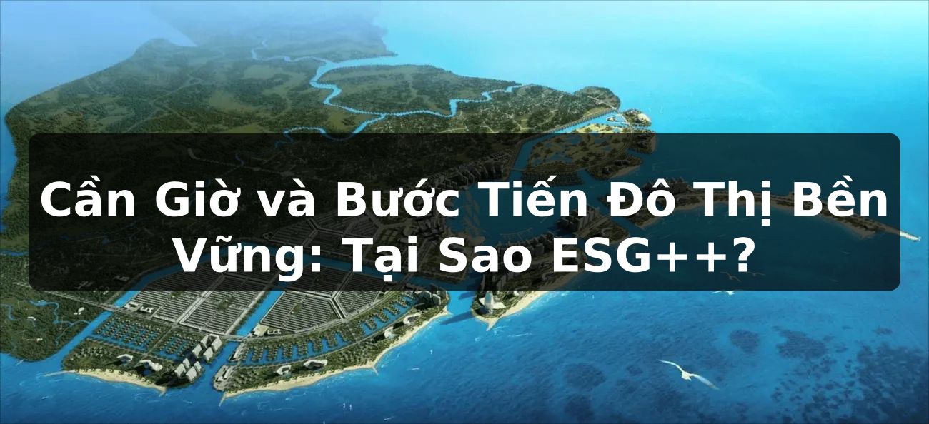 Cần Giờ và Bước Tiến Đô Thị Bền Vững: Tại Sao ESG++?