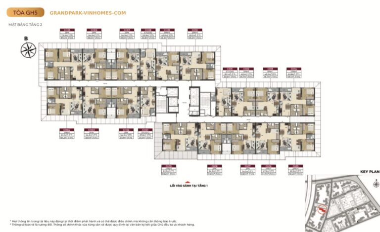 Căn hộ Glory Heights GH5: Thiết kế thông minh, tối ưu không gian sống