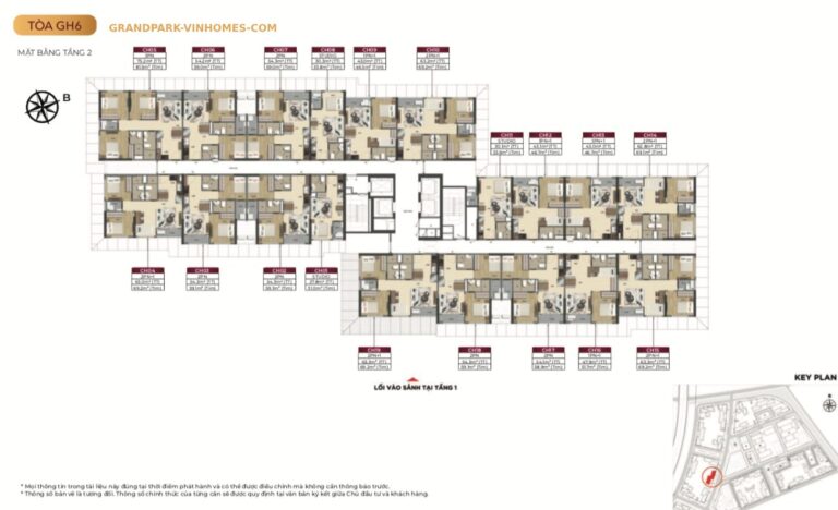 Căn hộ Glory Heights GH6: Thiết kế thông minh, sống tiện nghi