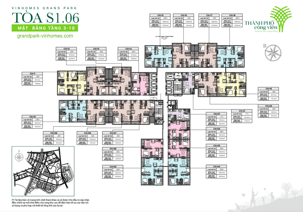 Căn hộ Vinhomes Grand Park - S1.06: Cuộc sống tiện nghi, hiện đại