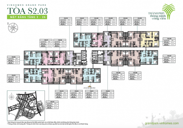 Căn hộ Vinhomes Grand Park - S2.03: Cuộc sống tiện nghi, hiện đại