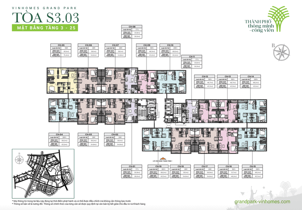 Căn hộ Vinhomes Grand Park - Thiết kế thông minh, sống tiện nghi