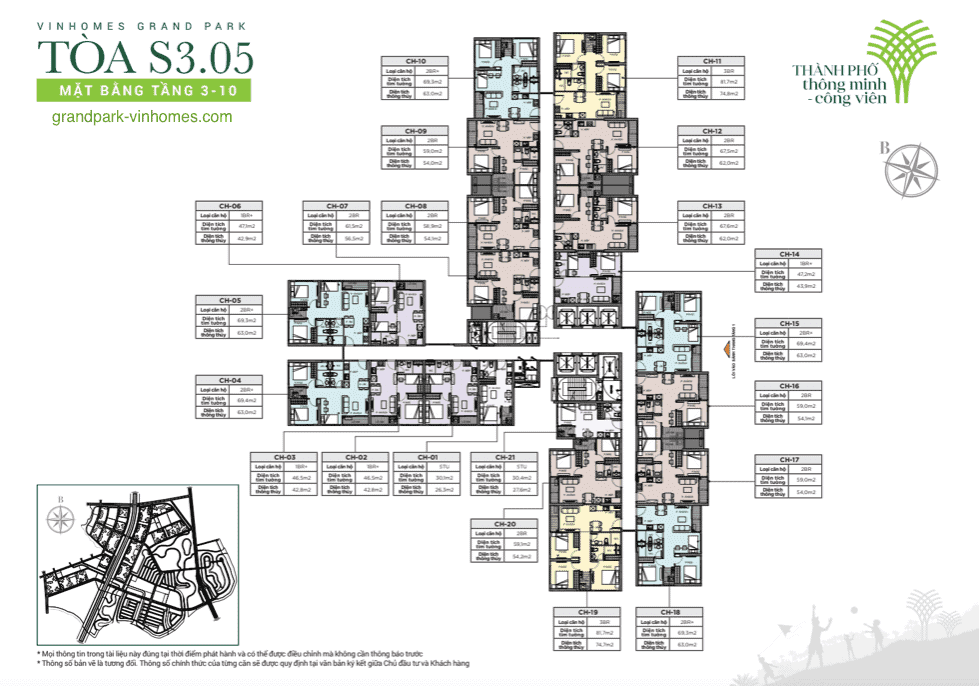 Căn hộ Vinhomes Grand Park - Ưu đãi, mặt bằng, giá bán mới nhất