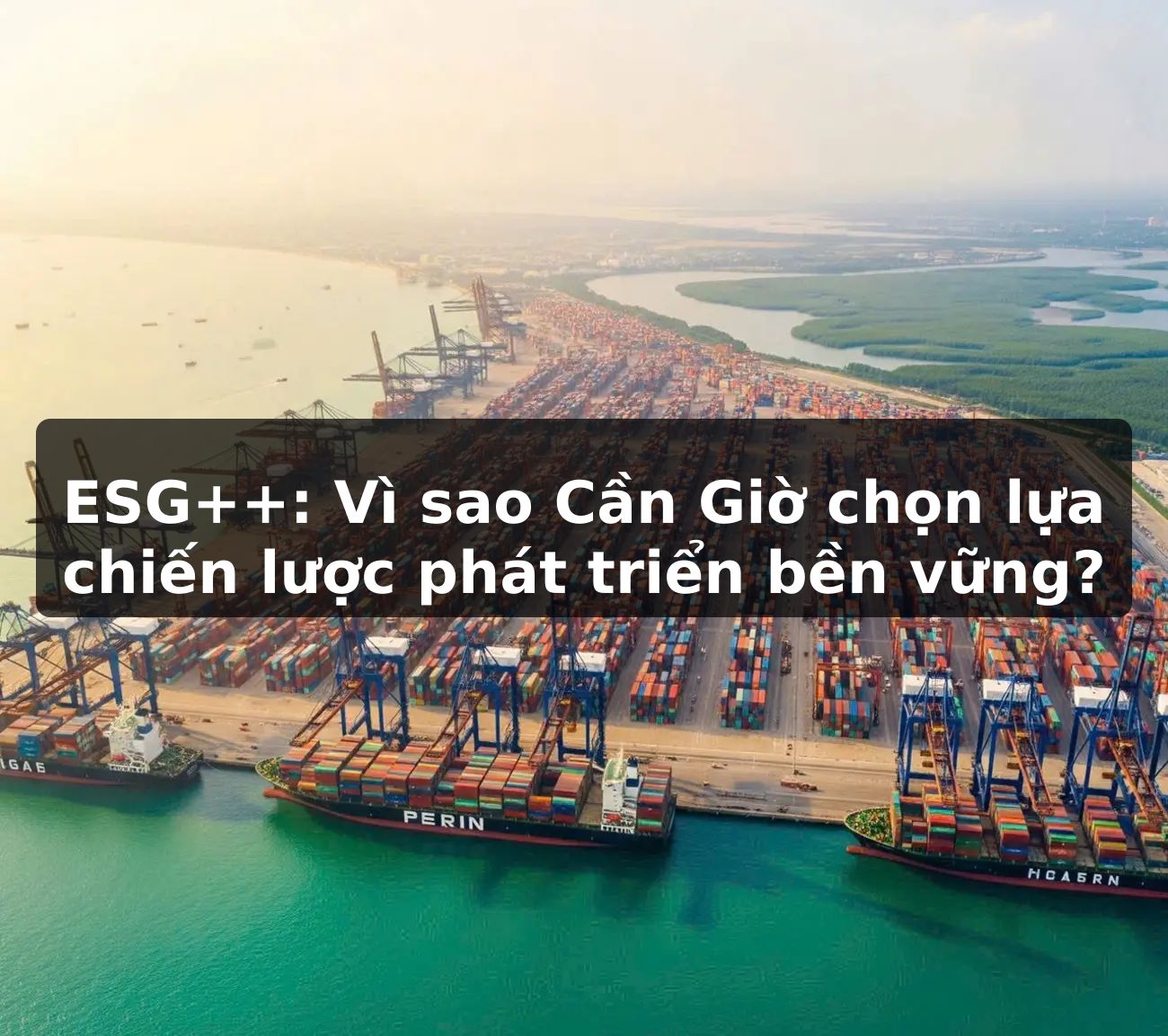 ESG++: Vì sao Cần Giờ chọn lựa chiến lược phát triển bền vững?