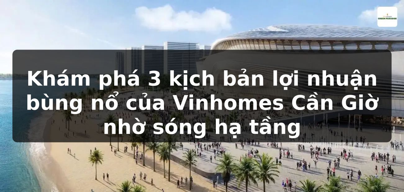 Khám phá 3 kịch bản lợi nhuận bùng nổ của Vinhomes Cần Giờ nhờ sóng hạ tầng