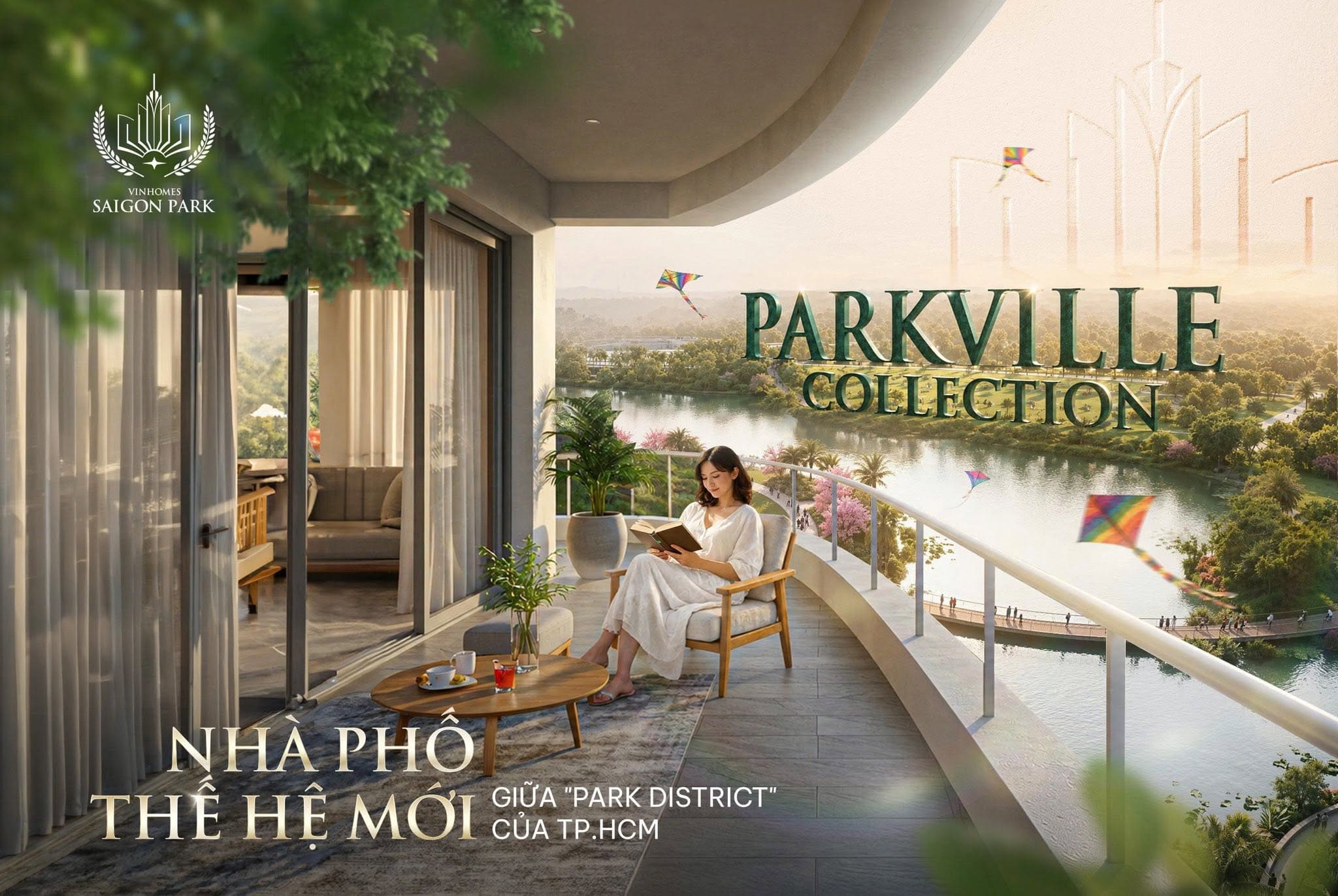 Nhà phố hiện đại tại Vinhomes Hóc Môn - Parkville Collection