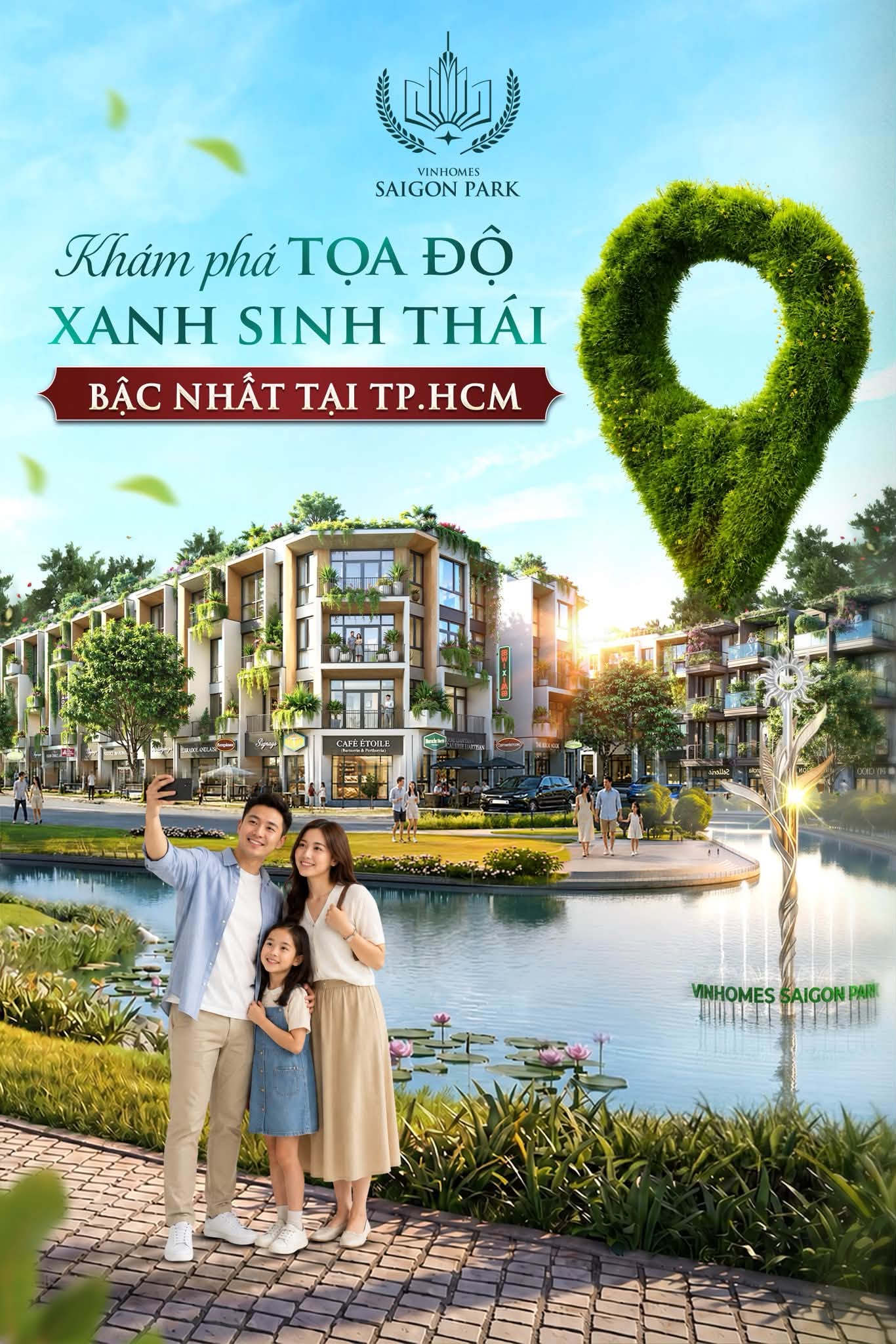 Vinhomes Hóc Môn - Không gian sống xanh, trong lành tại Tây Bắc TP.HCM